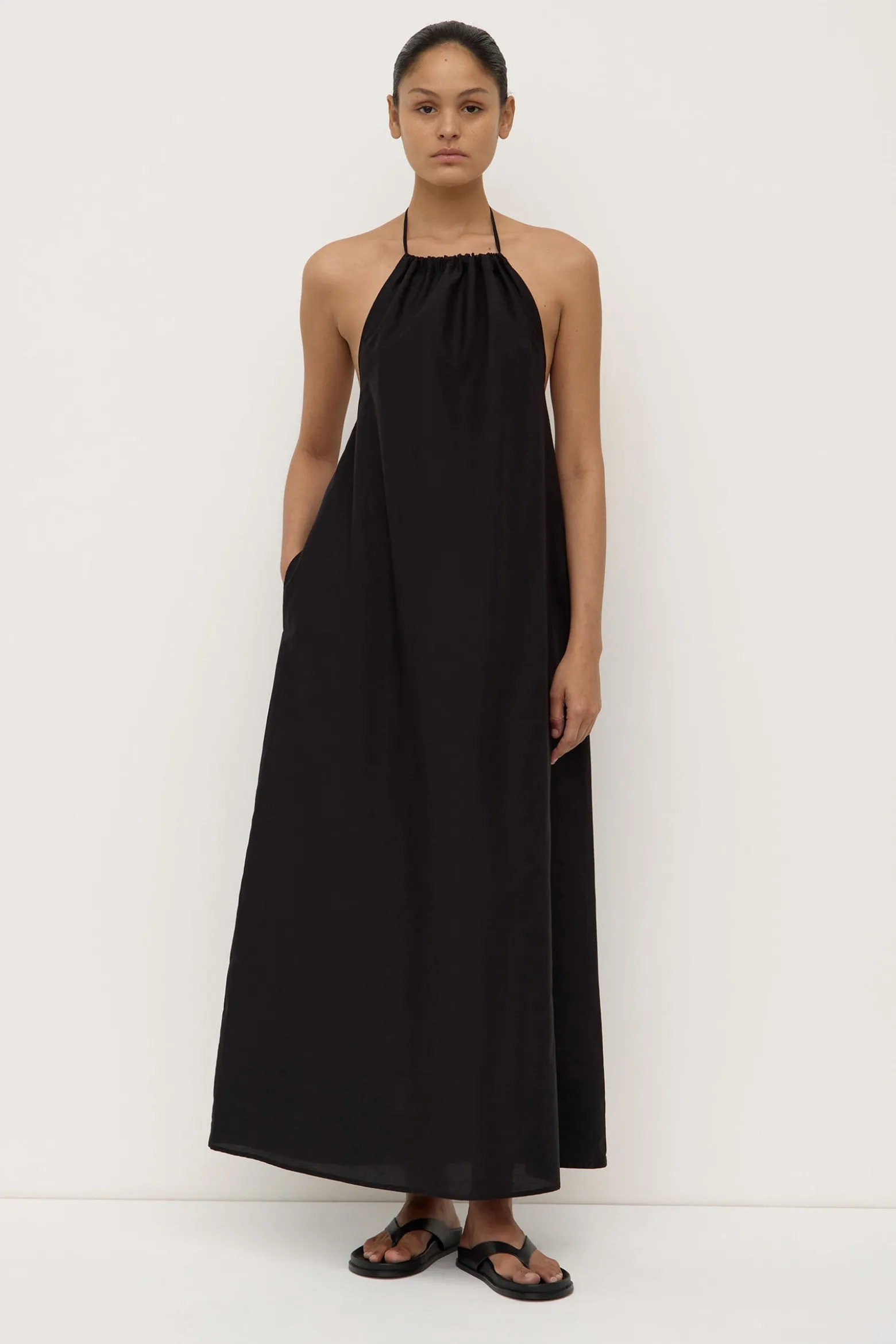 Addison Halter Maxi Dress