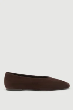 Andrea Suede Ballet Flat
