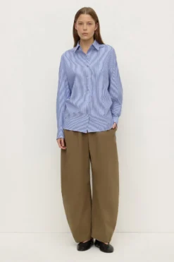 Ava Stripe Poplin Shirt