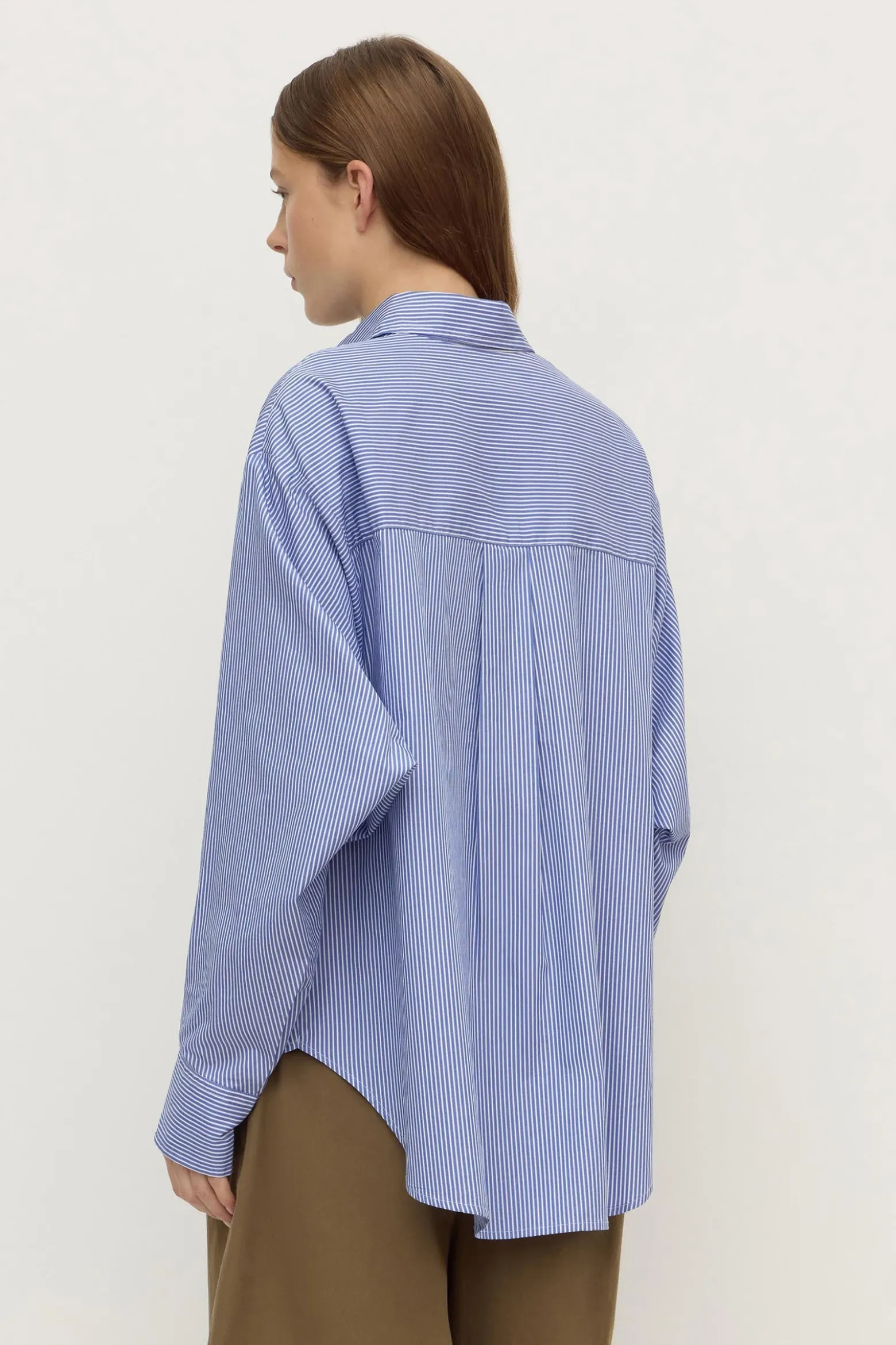 Ava Stripe Poplin Shirt