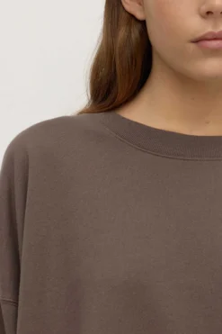 Brushed Cotton Lounge Sweater