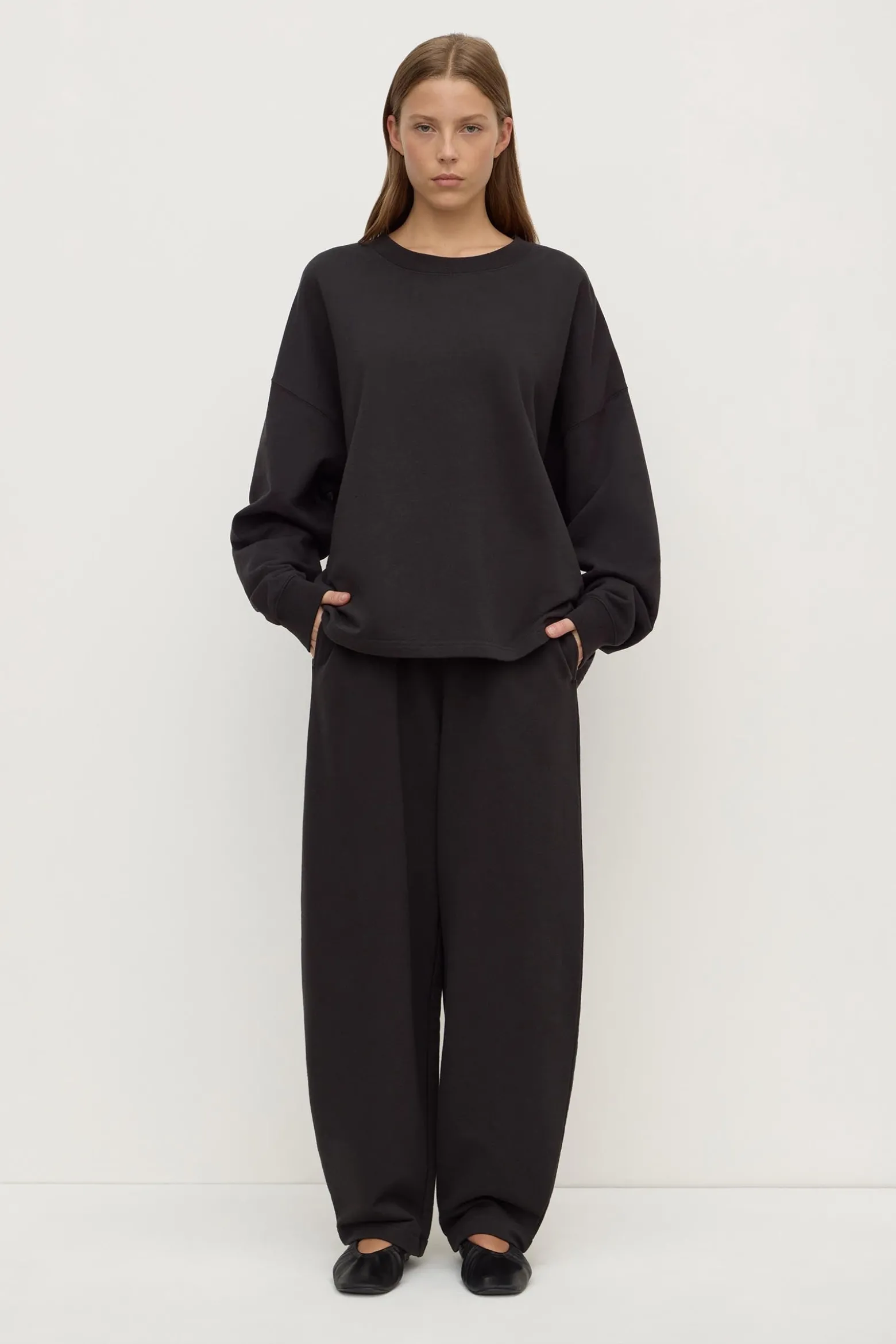 Brushed Cotton Lounge Sweater
