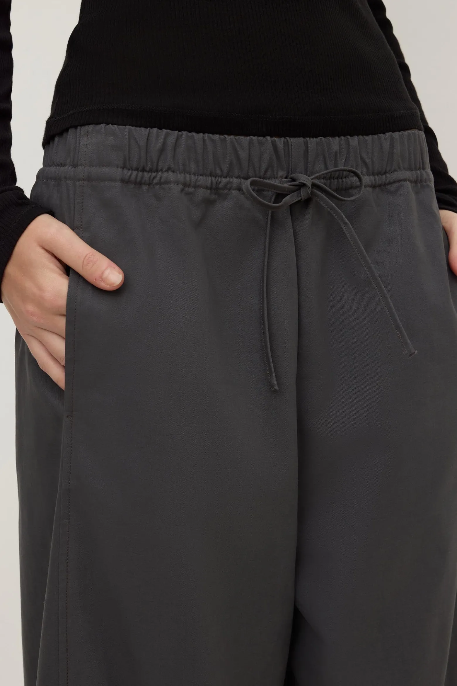 Brynn Brushed Cotton Twill Pant