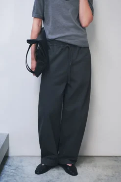 Brynn Brushed Cotton Twill Pant