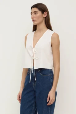 Emmy Tie Front Top