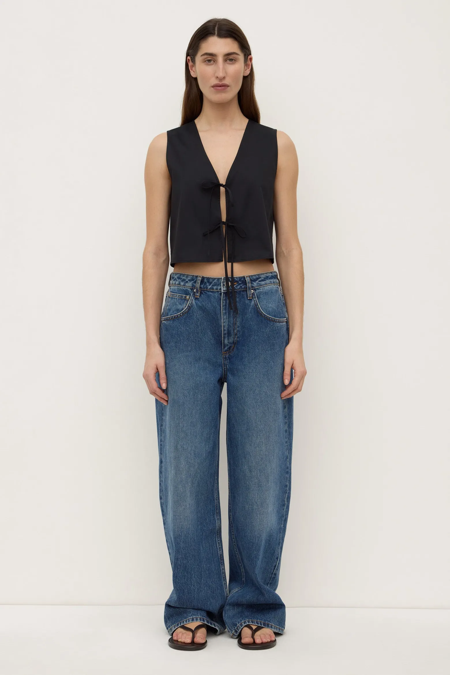 Emmy Tie Front Top