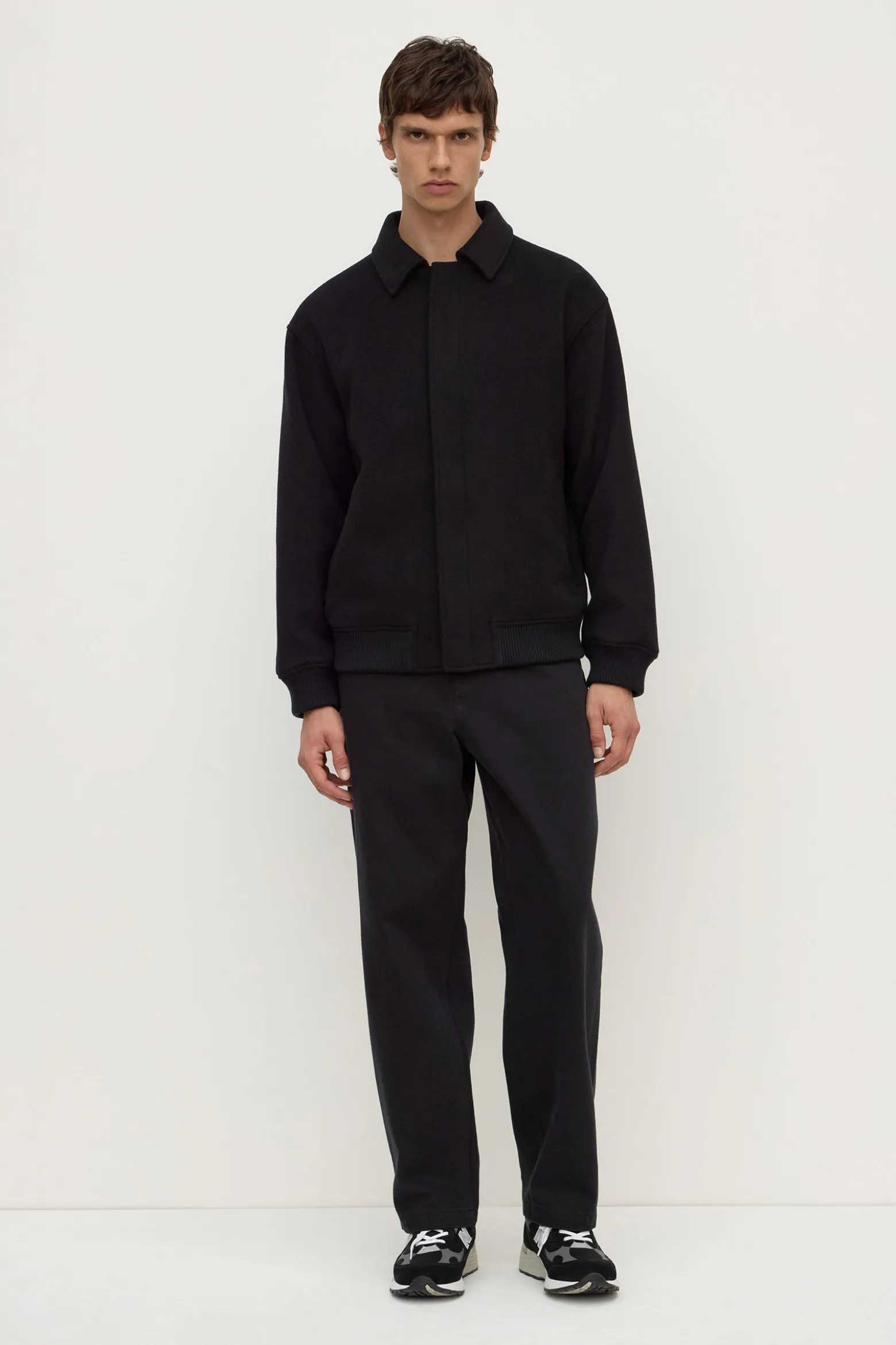 Harrington Wool Bomber Jacket