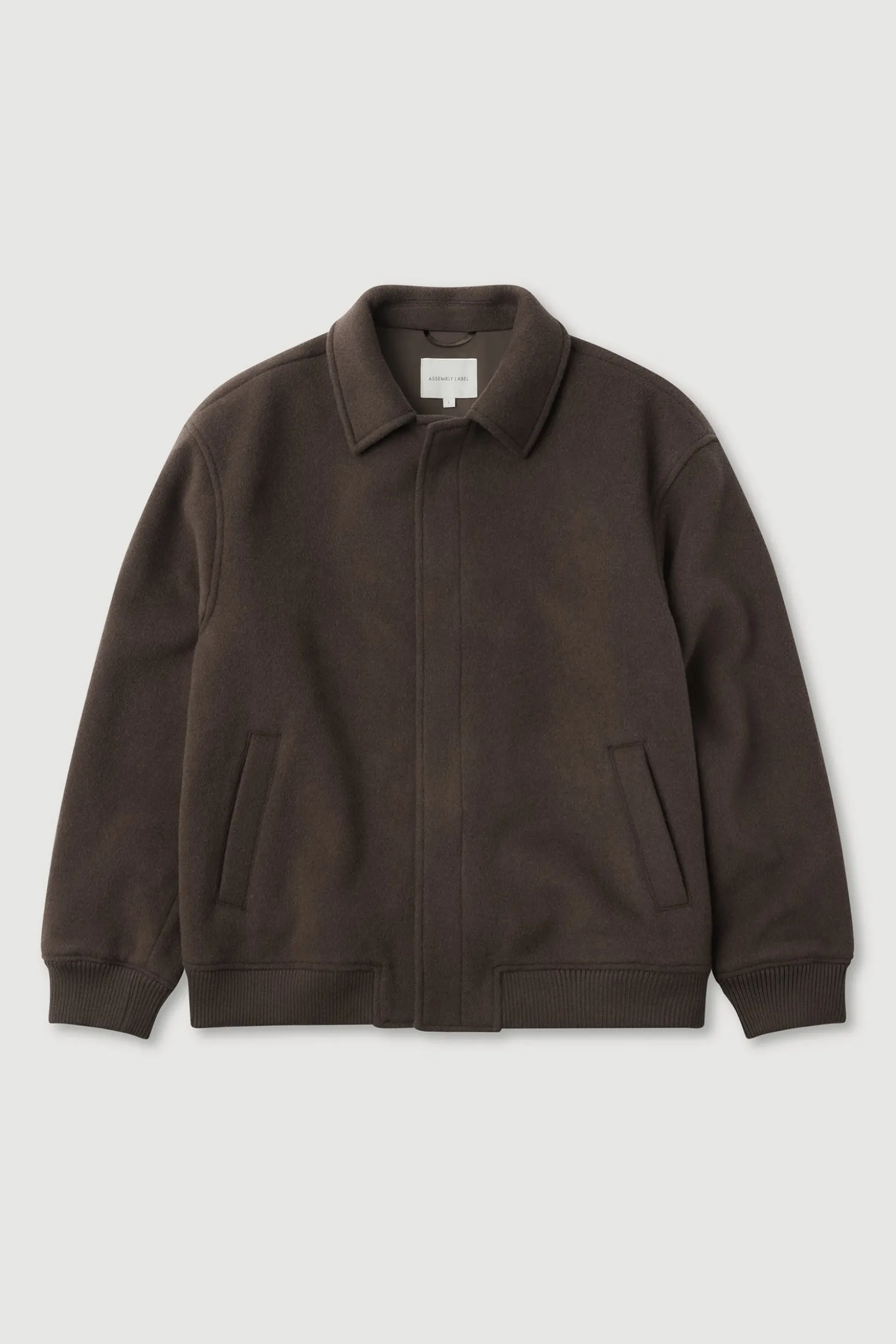 Harrington Wool Bomber Jacket