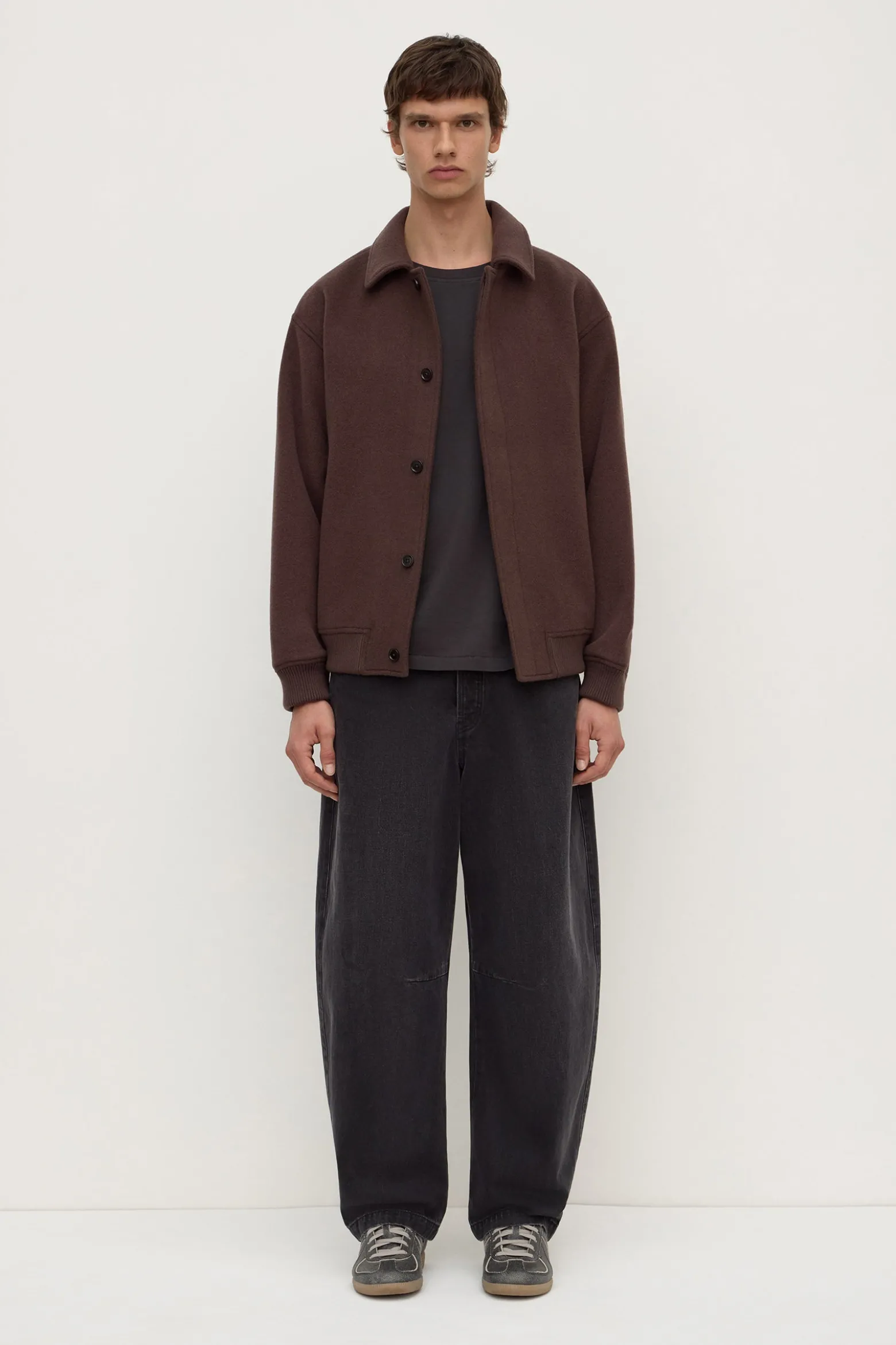 Harrington Wool Bomber Jacket
