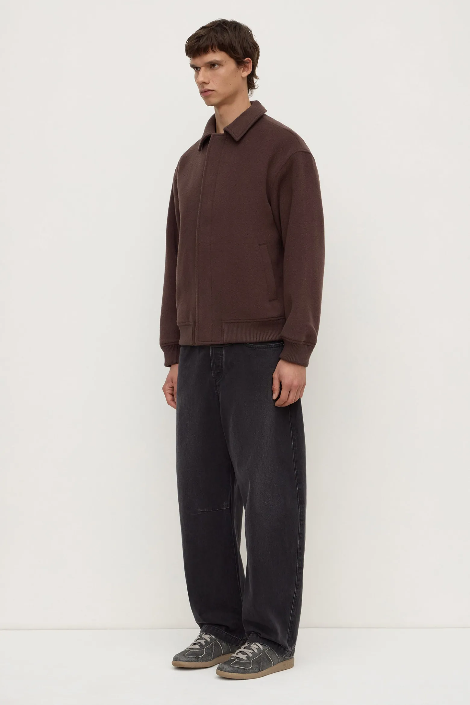 Harrington Wool Bomber Jacket