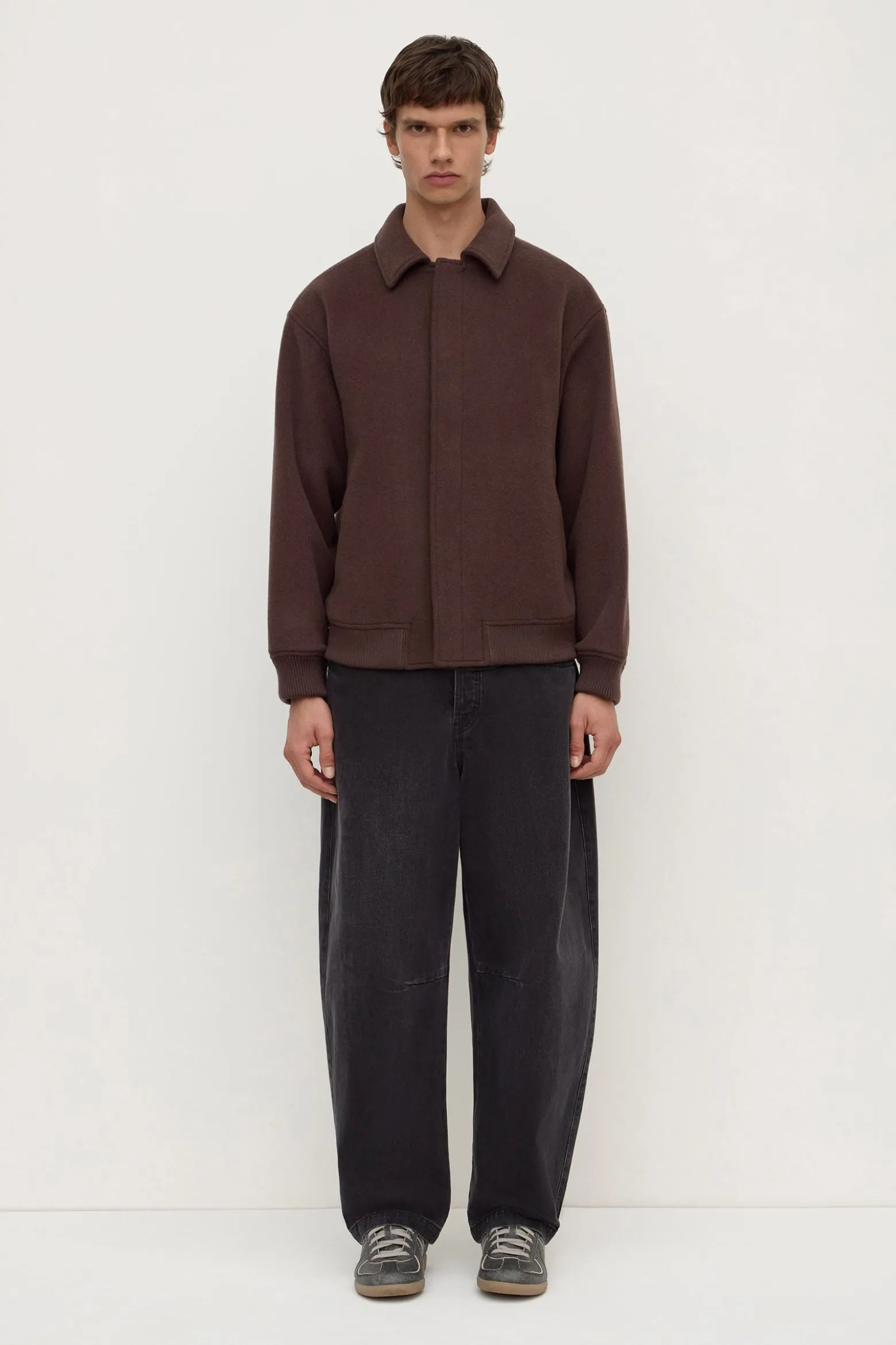 Harrington Wool Bomber Jacket