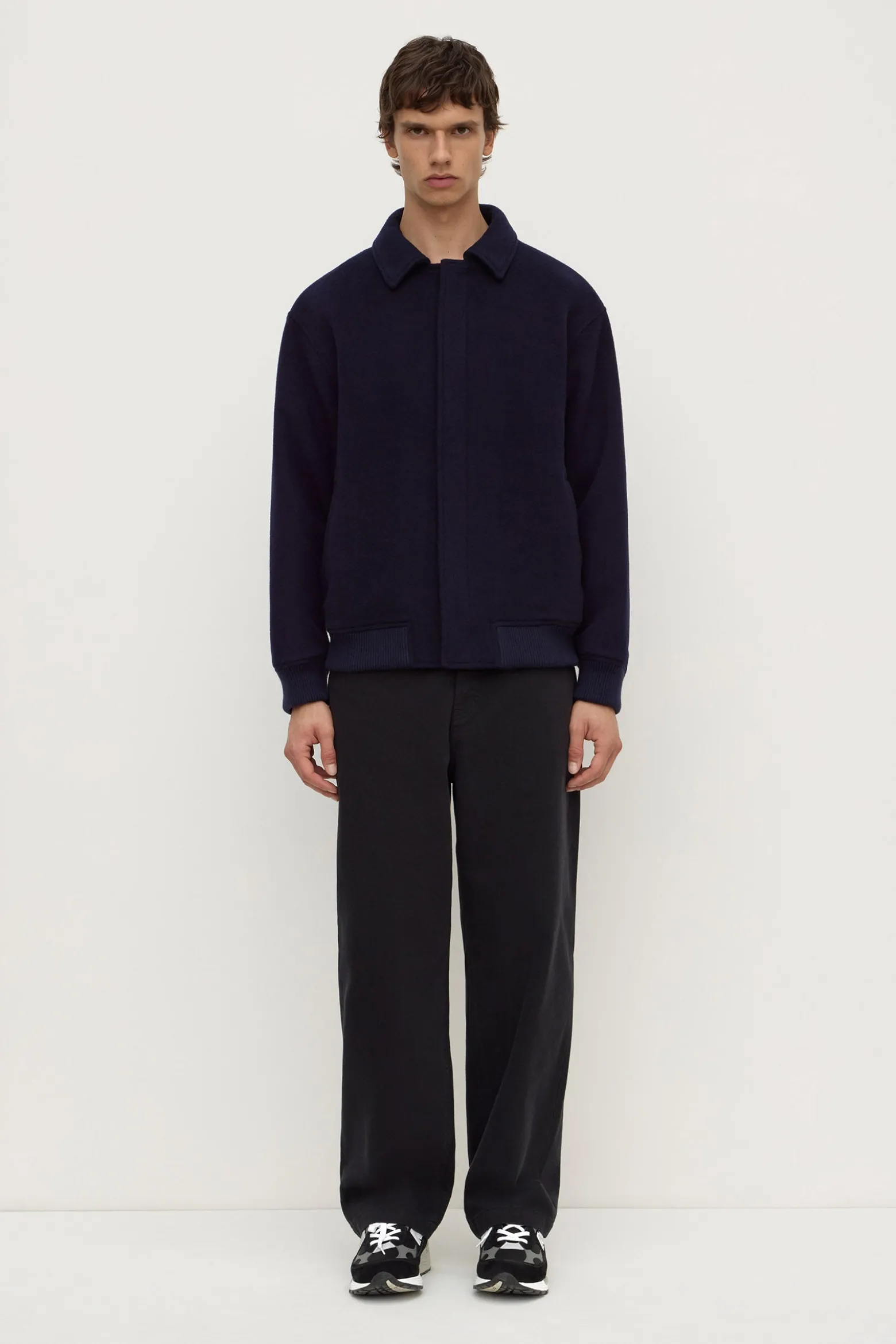 Harrington Wool Bomber Jacket