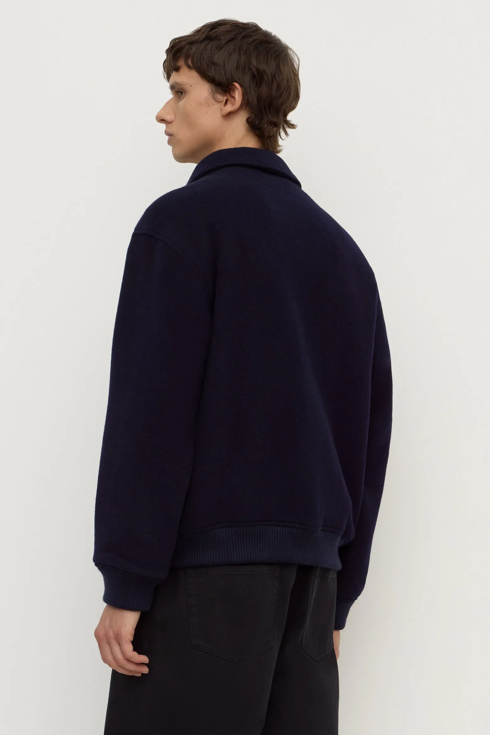 Harrington Wool Bomber Jacket
