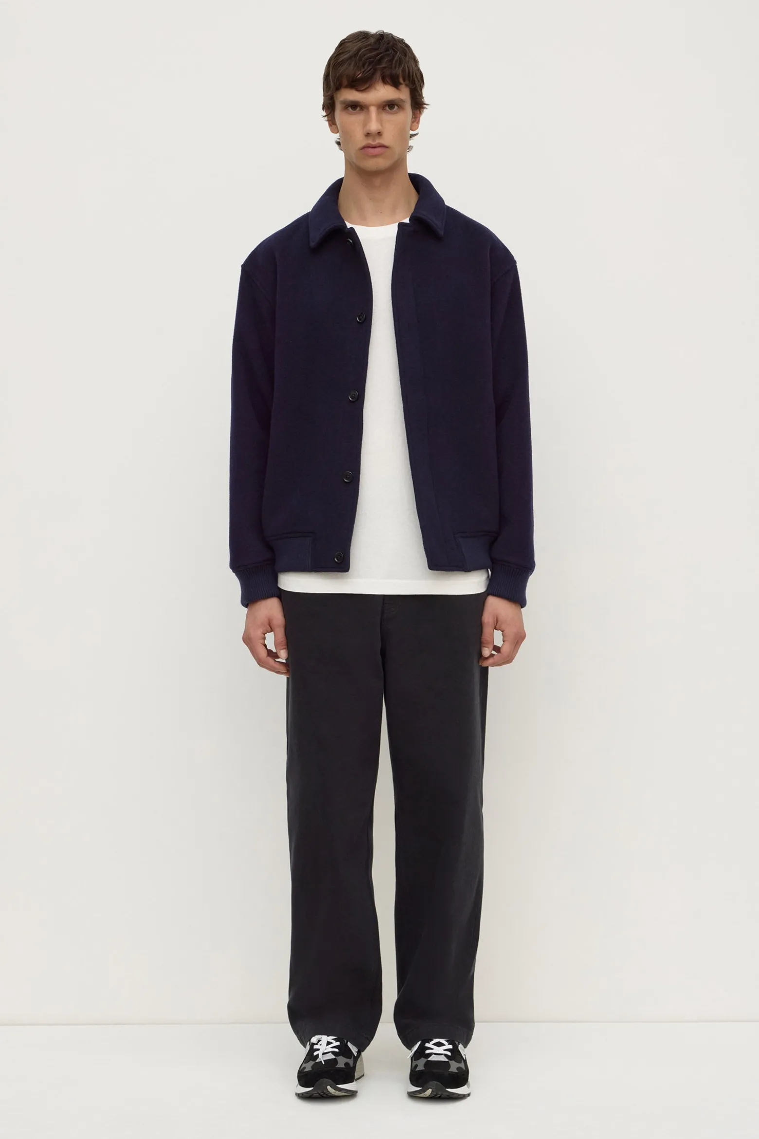Harrington Wool Bomber Jacket
