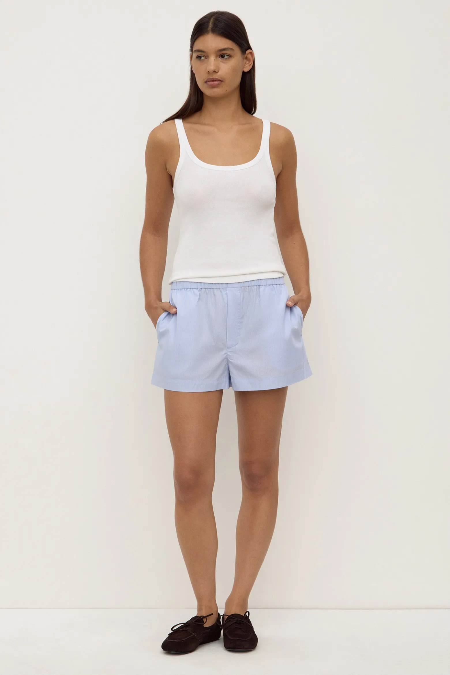 Havana Stripe Poplin Short