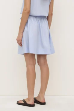 Havana Stripe Poplin Skirt