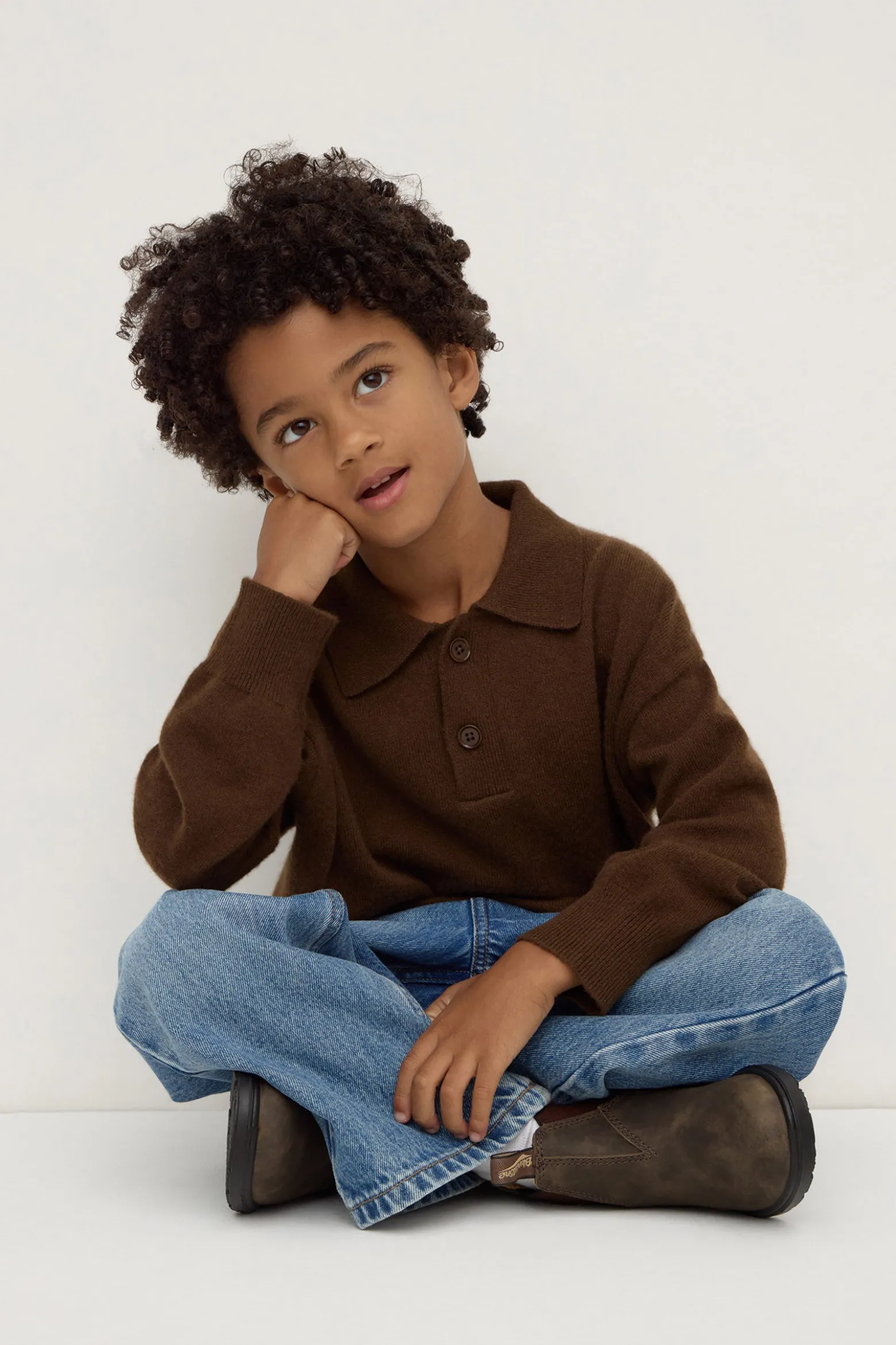 Kids Cashmere Polo