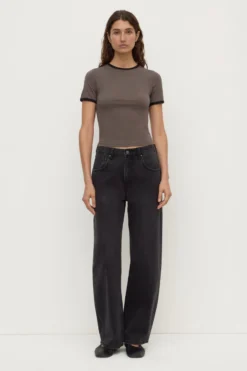 Kourt Contrast Bind Tee