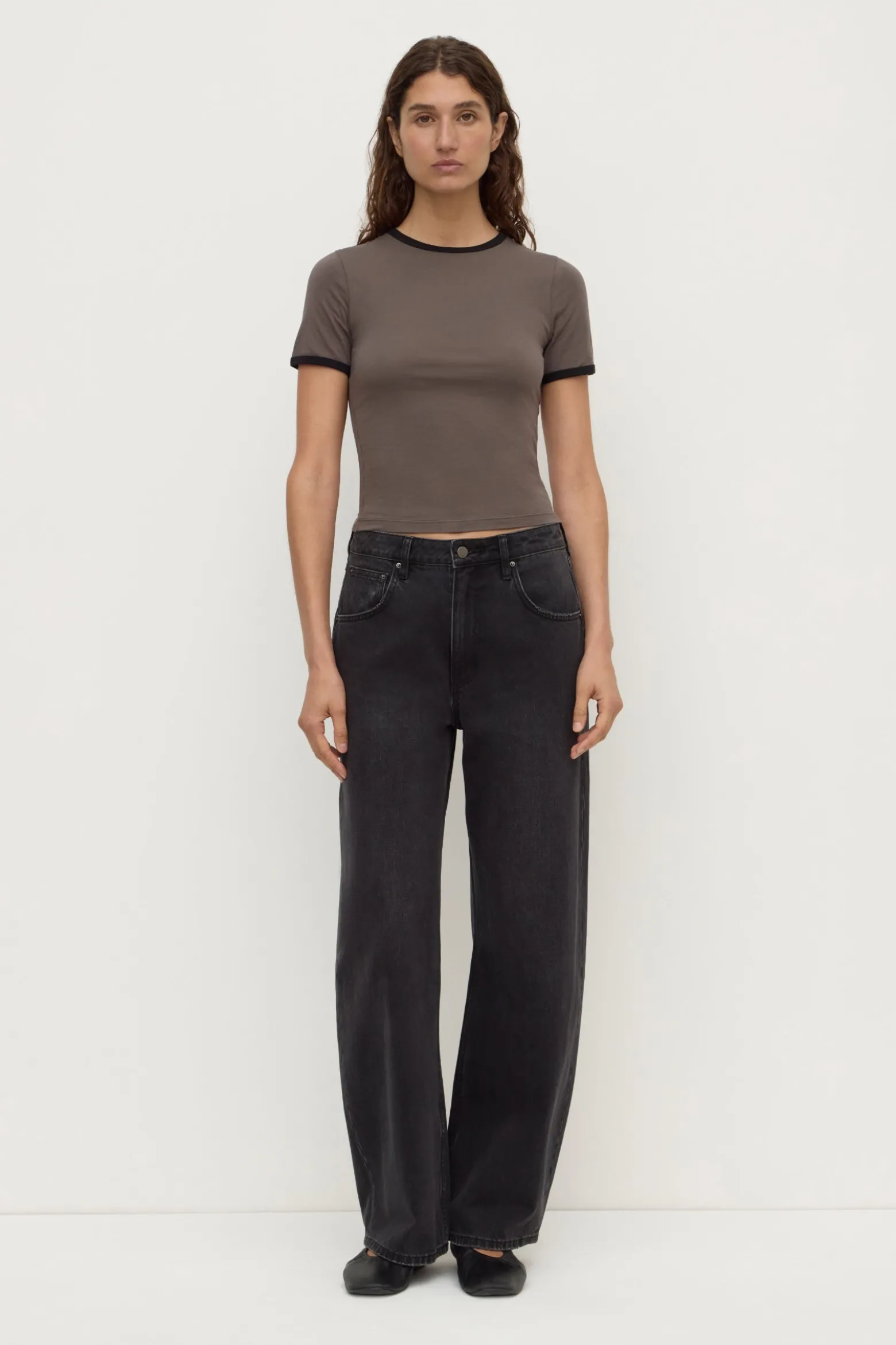 Kourt Contrast Bind Tee