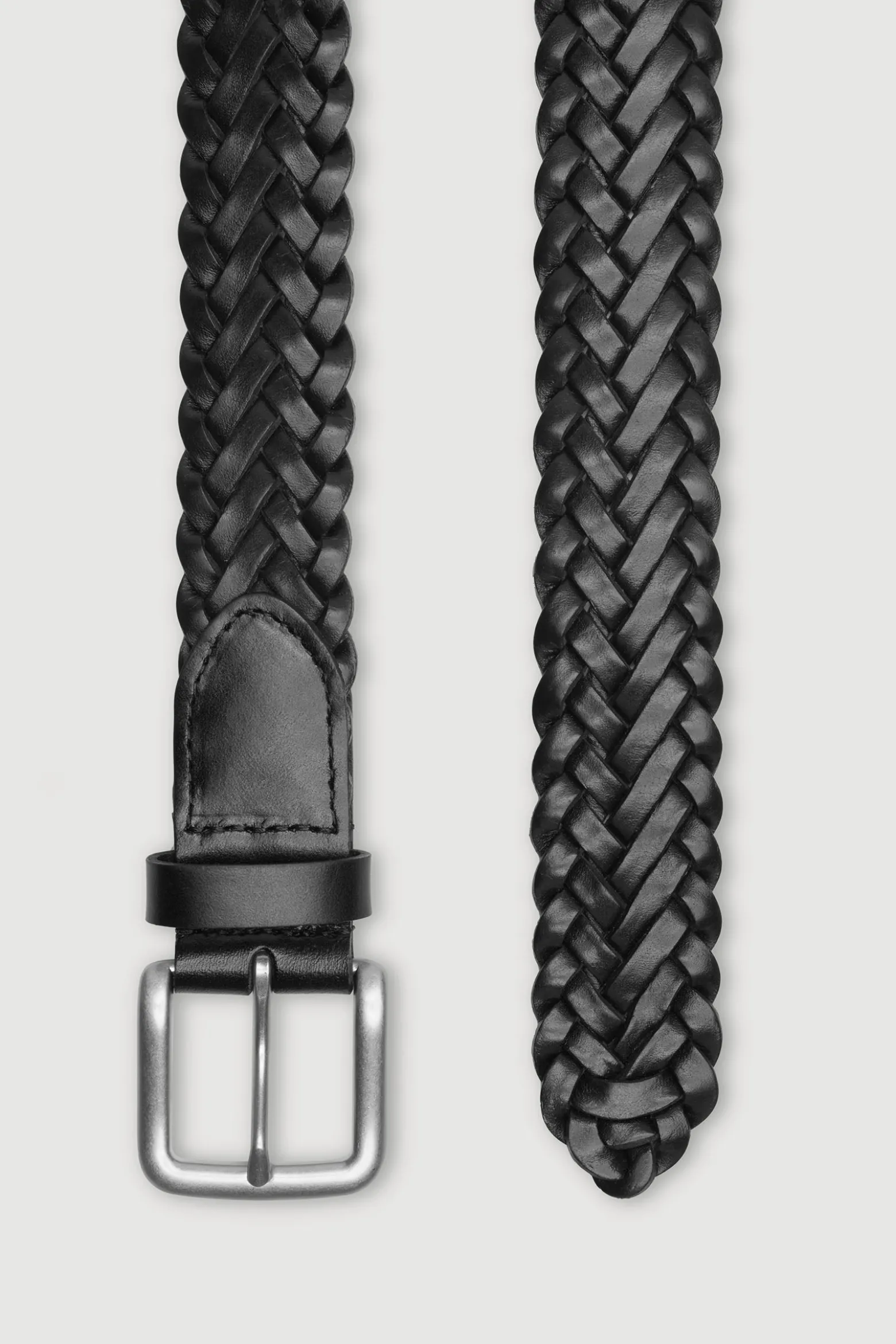 Leather Braided Belt