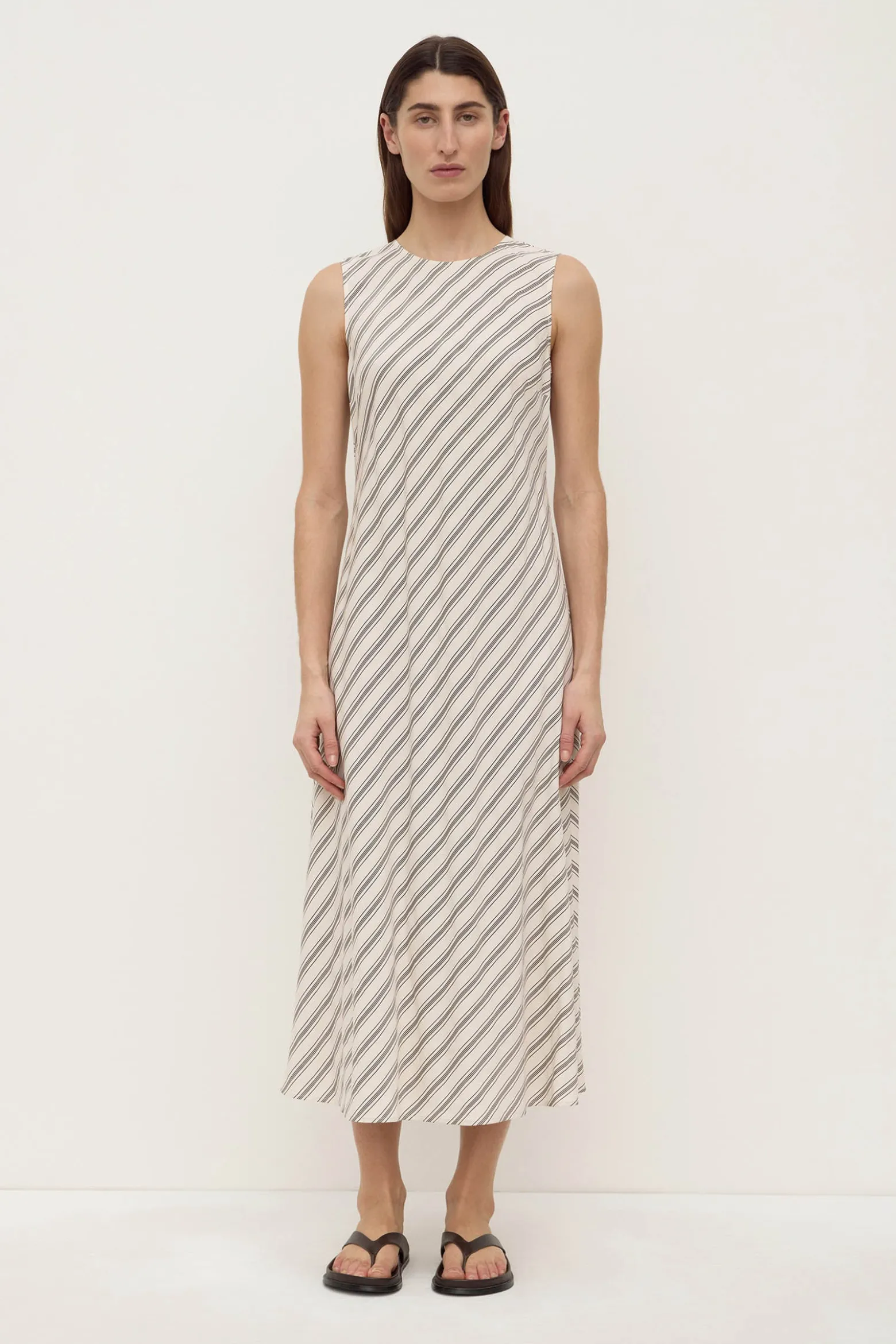 Lenny Stripe Midi Dress