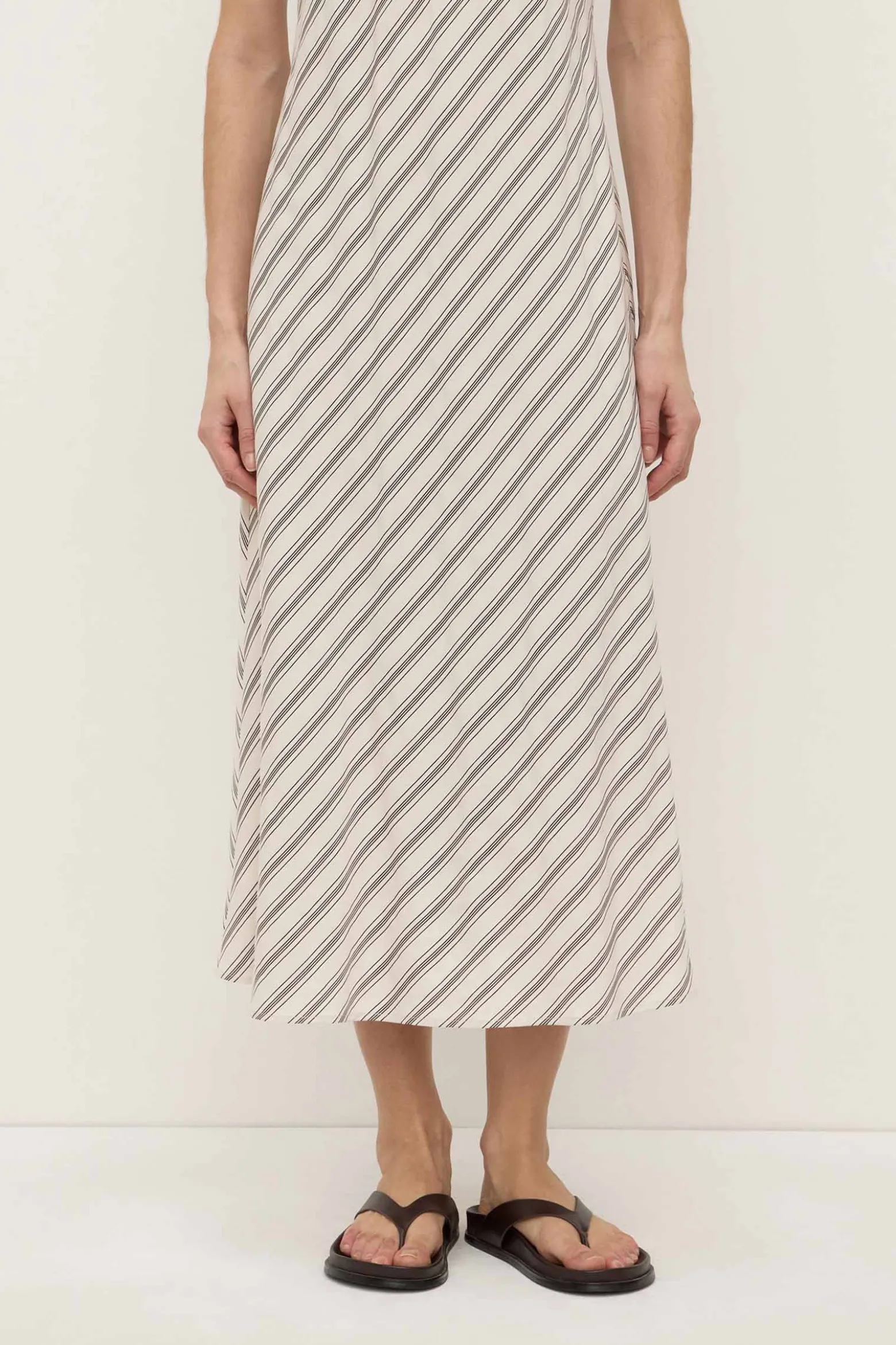 Lenny Stripe Midi Dress