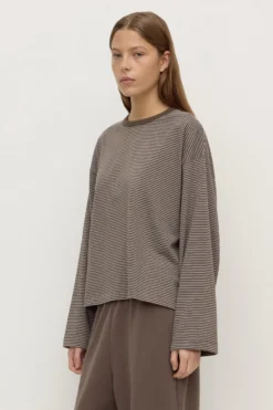Malone Stripe Wide Sleeve Tee