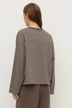 Malone Stripe Wide Sleeve Tee