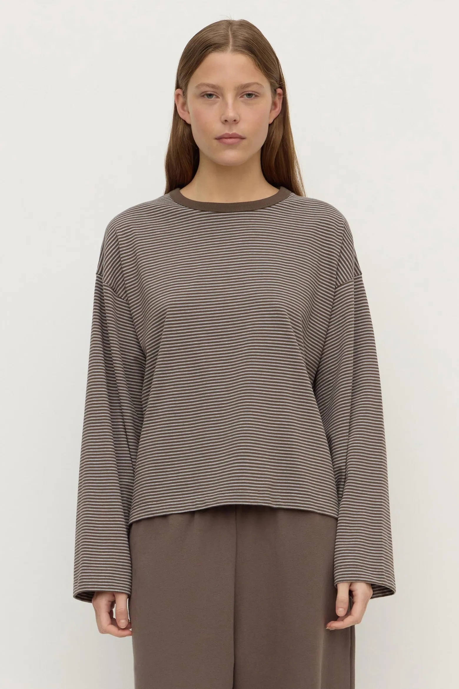 Malone Stripe Wide Sleeve Tee