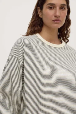 Malone Stripe Wide Sleeve Tee