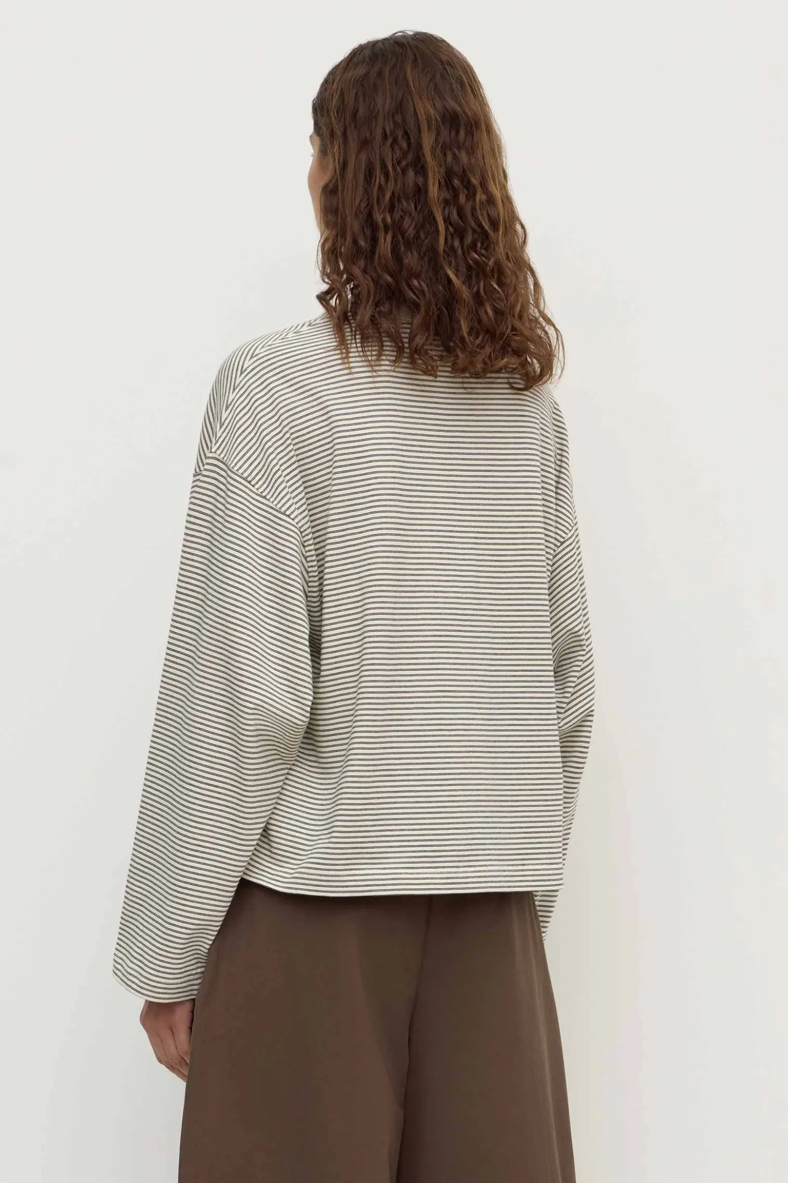 Malone Stripe Wide Sleeve Tee