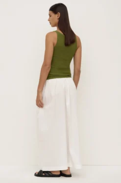 Maya Poplin Maxi Skirt
