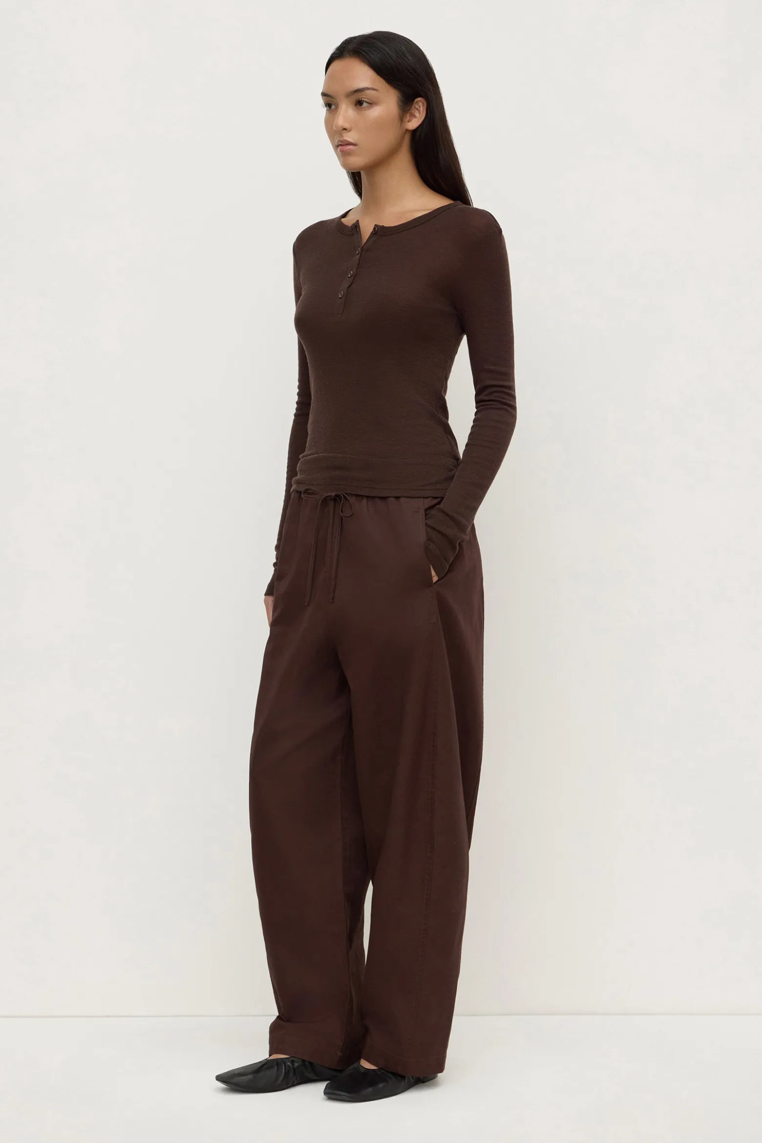 Nora Merino Wool Henley