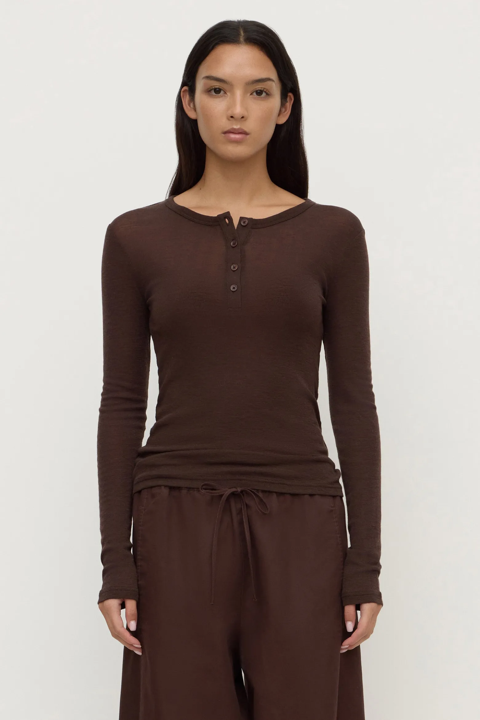Nora Merino Wool Henley