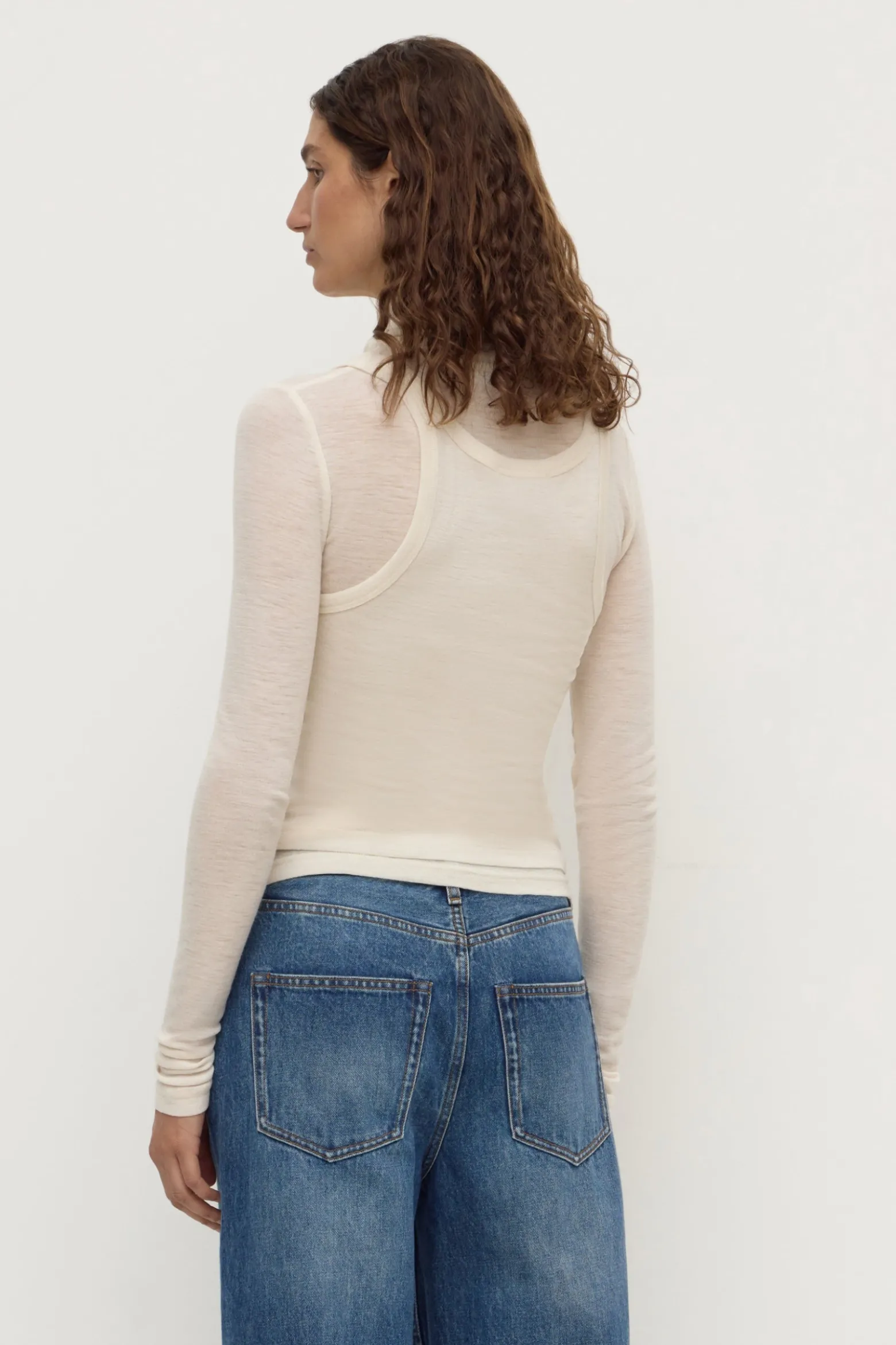 Nora Merino Wool Layered Turtleneck