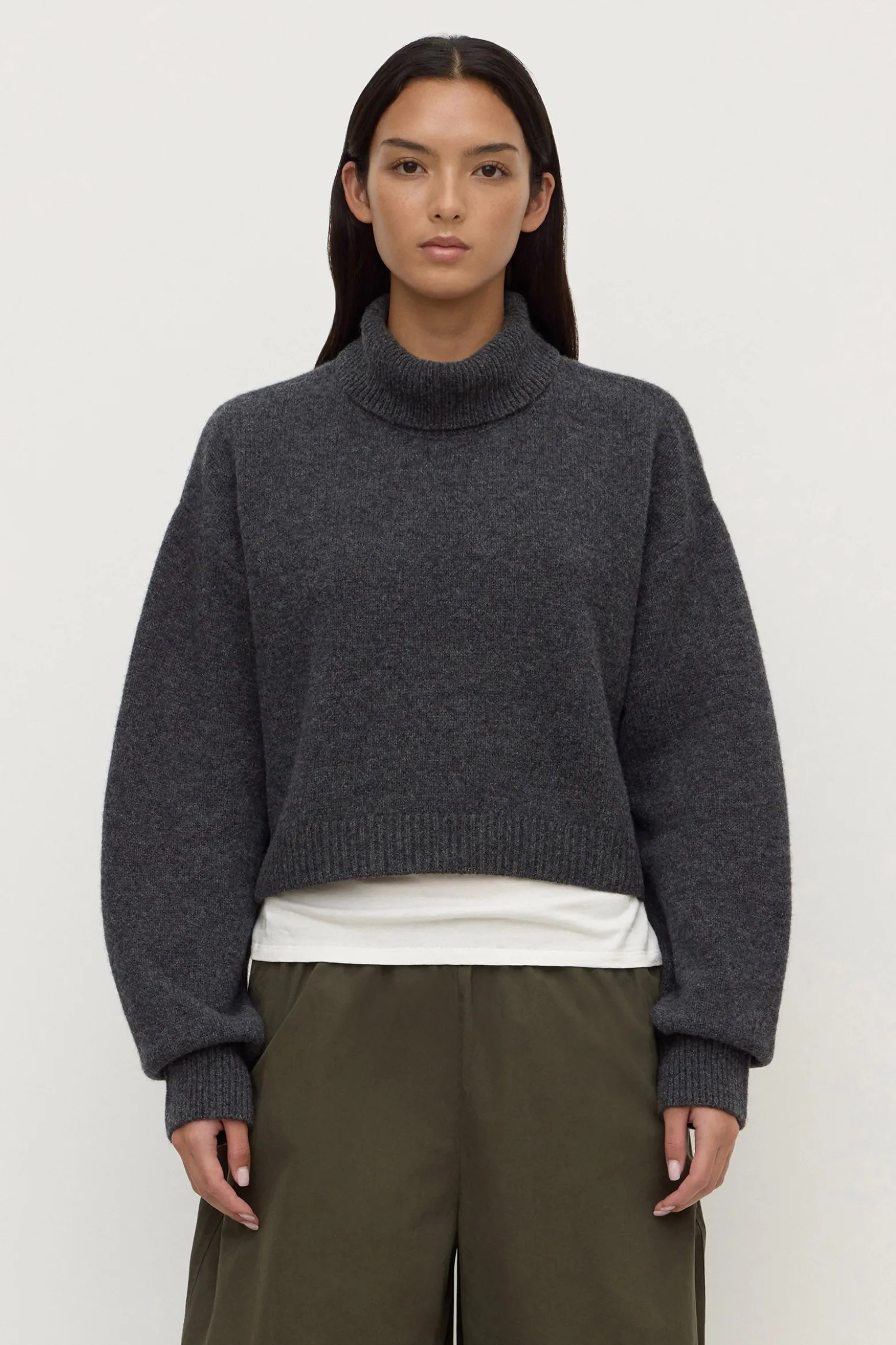 Paris Wool Cashmere Knit Turtleneck