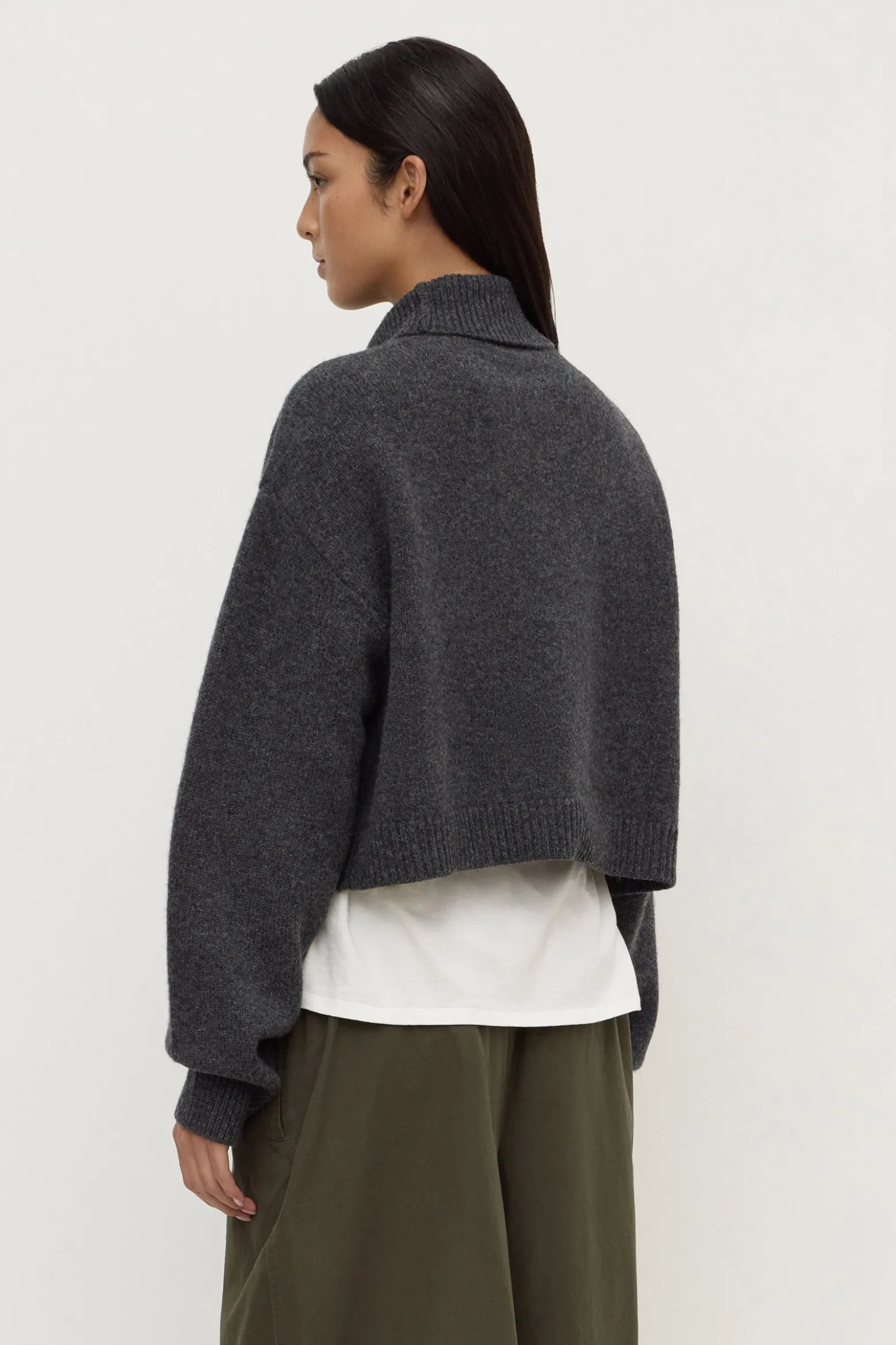 Paris Wool Cashmere Knit Turtleneck