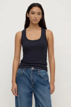 Robyn Scoop Neck Rib Tank