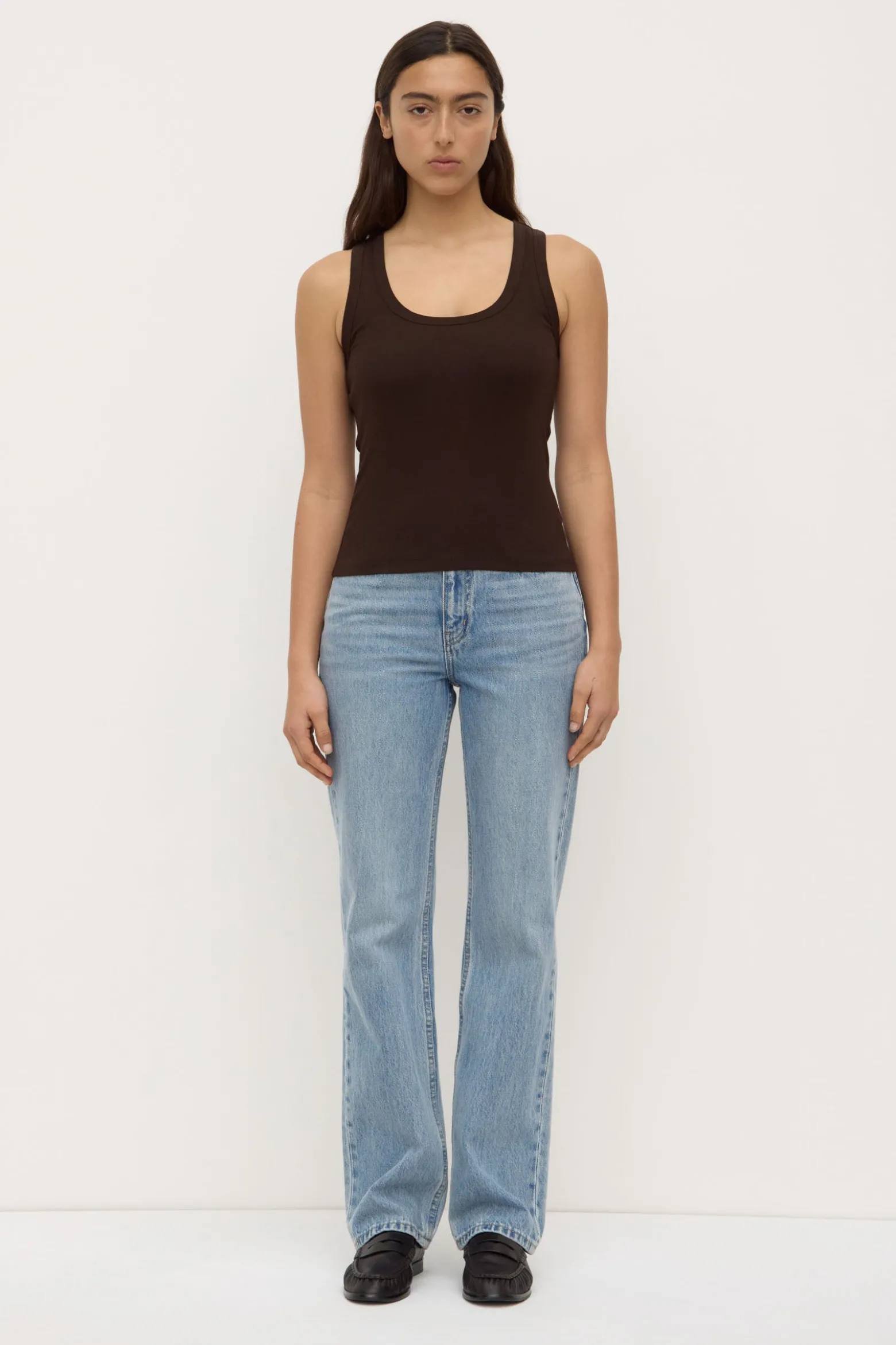 Robyn Scoop Neck Rib Tank