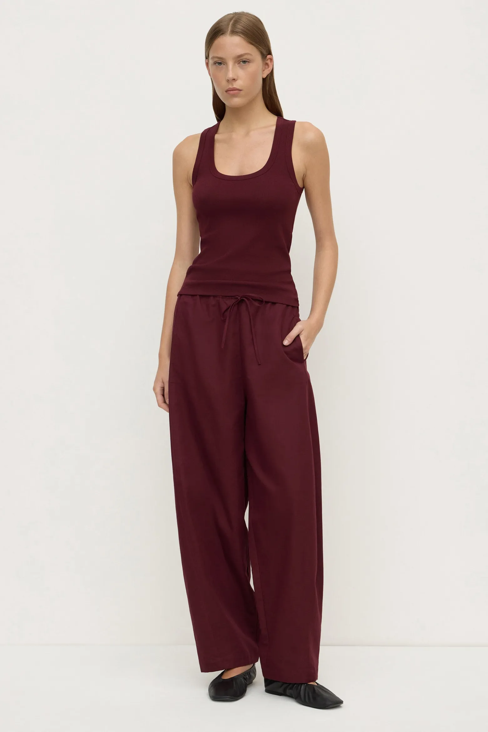 Robyn Scoop Neck Rib Tank