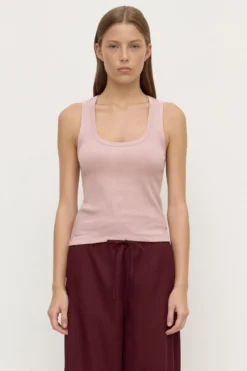 Robyn Scoop Neck Rib Tank