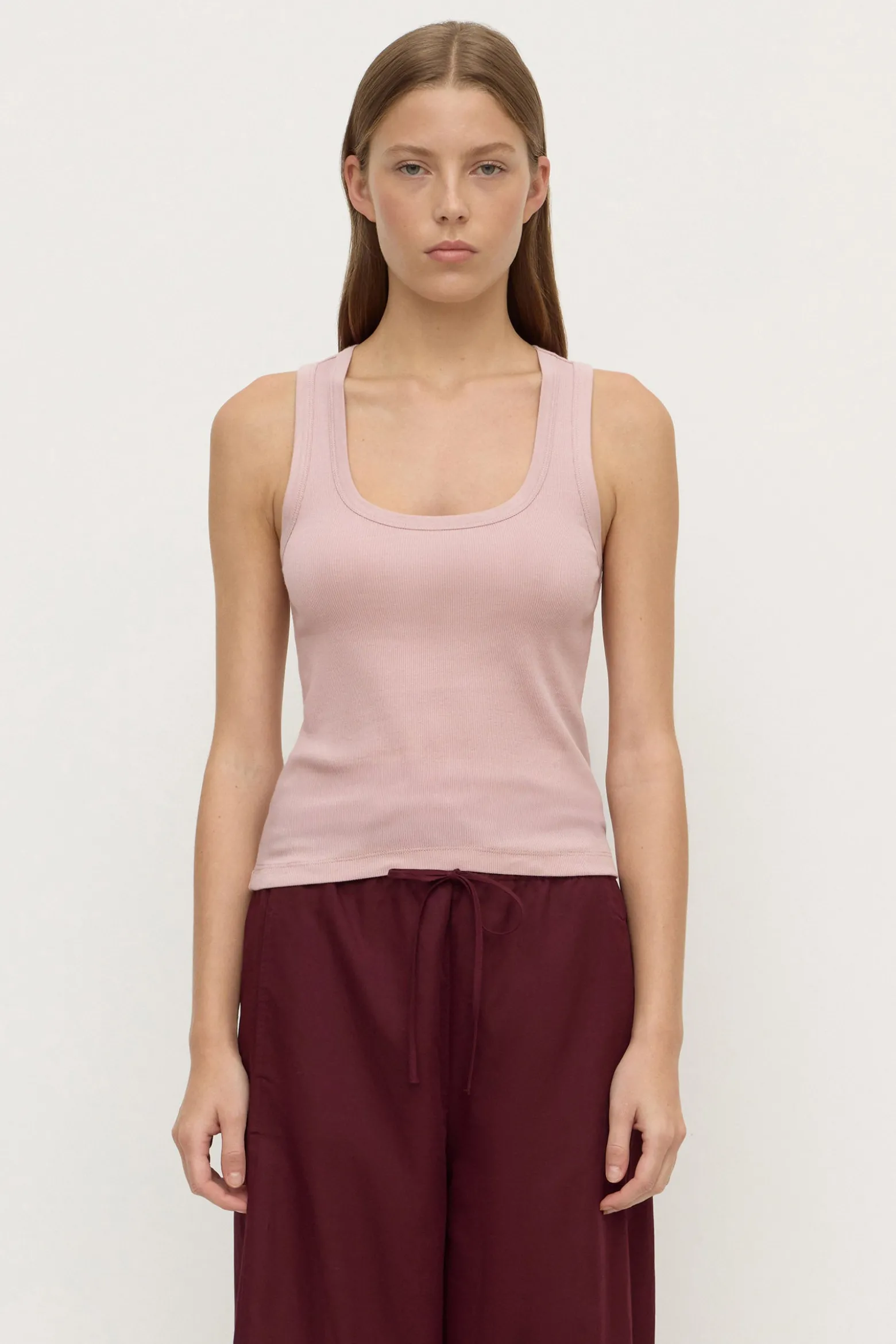 Robyn Scoop Neck Rib Tank