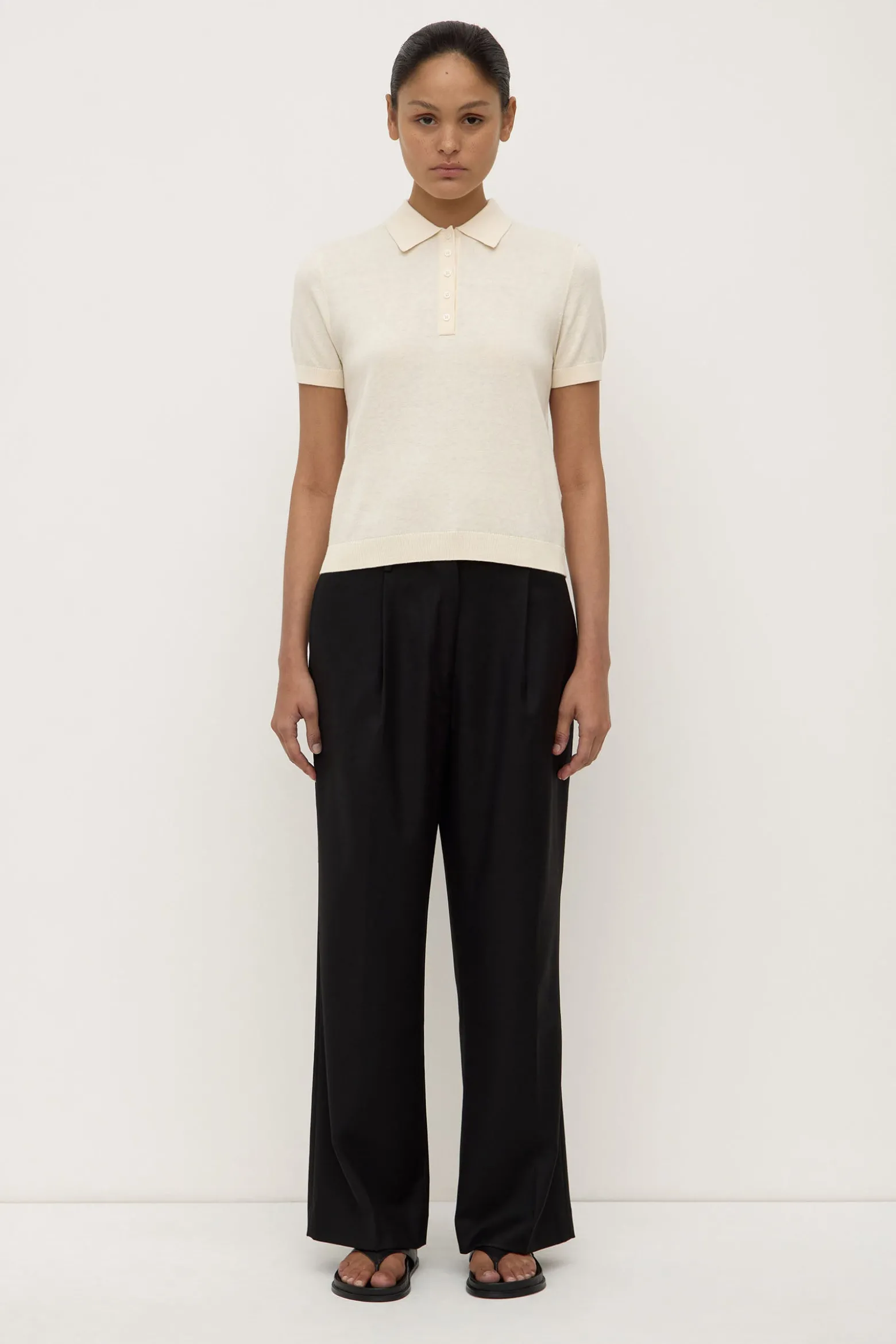Sloane Cotton Cashmere Polo