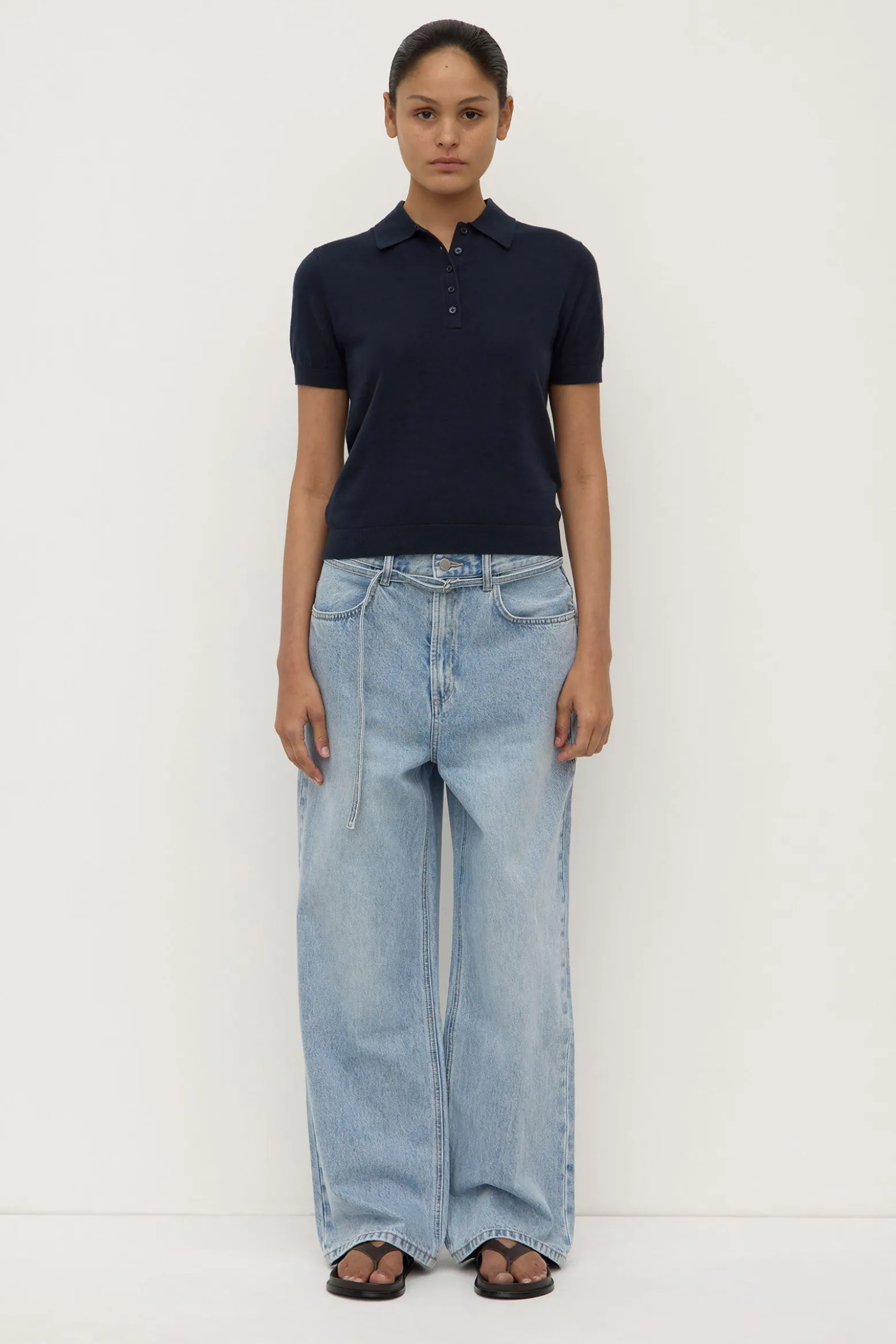 Sloane Cotton Cashmere Polo