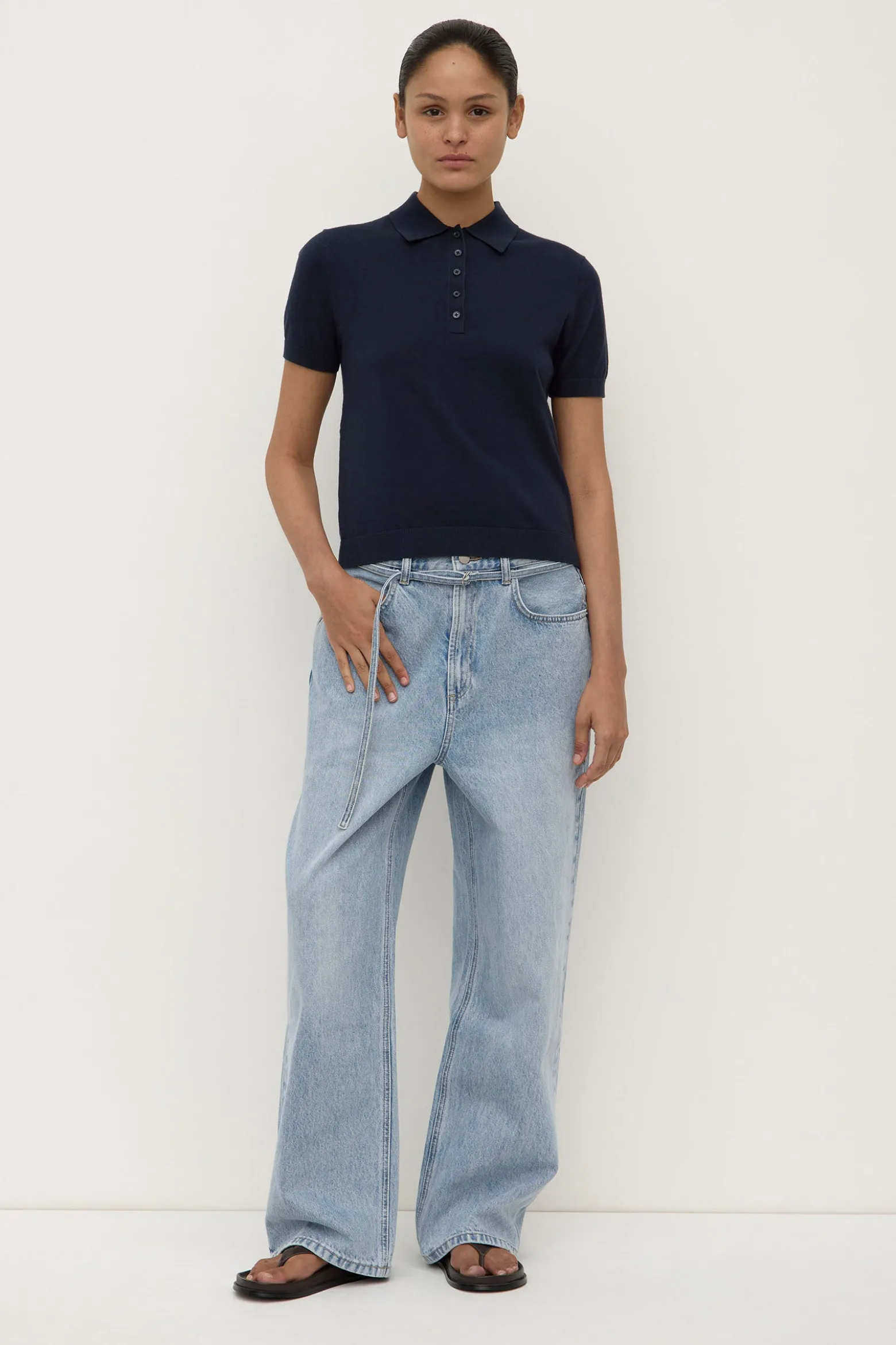 Sloane Cotton Cashmere Polo