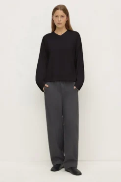 Stella V Neck Long Sleeve Tee