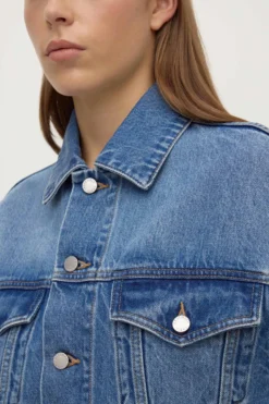 Womens Cropped Denim Jacket