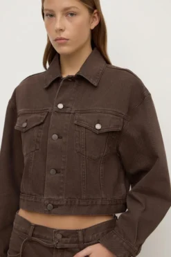 Womens Cropped Denim Jacket