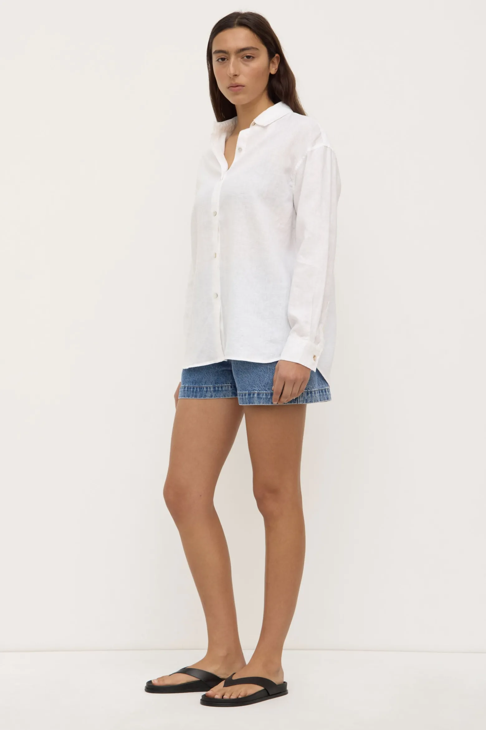 Womens Everyday Linen Shirt