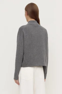 Wool Cashmere Knit Cardigan